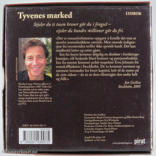 Jan Guillou 2004 Tyvenes marked. Lydbok på CD. Walt Disney Home Video