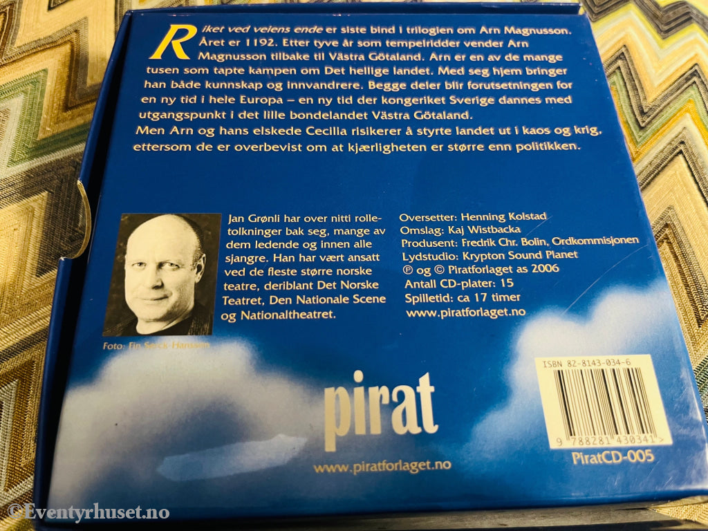 Jan Guillou. Riket Ved Verdens Ende. Lydbok På 15 Cd.