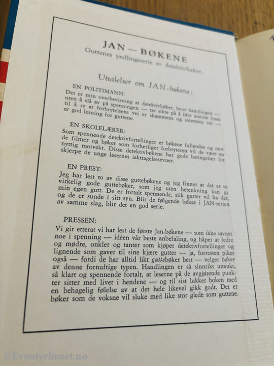 JAN I FARE (Spennende detektiv fortelling).