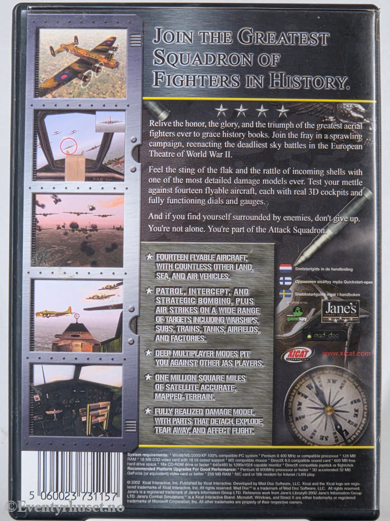 Jane’s Attack Squadron. 2002. PC-spill.