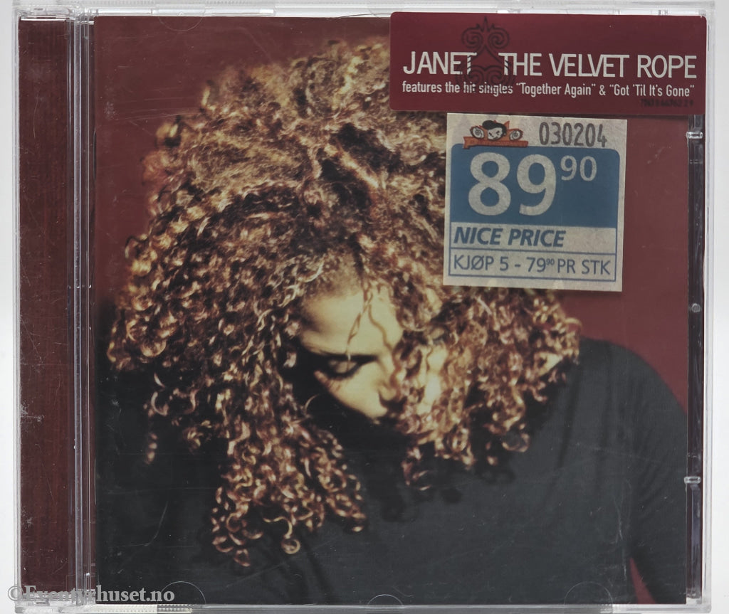 Janet Jackson. 1997. The Velvet Rope. CD.