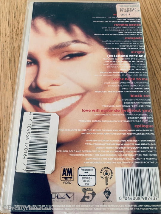 Janet Jackson - The Rythm Nation. Vhs. Vhs