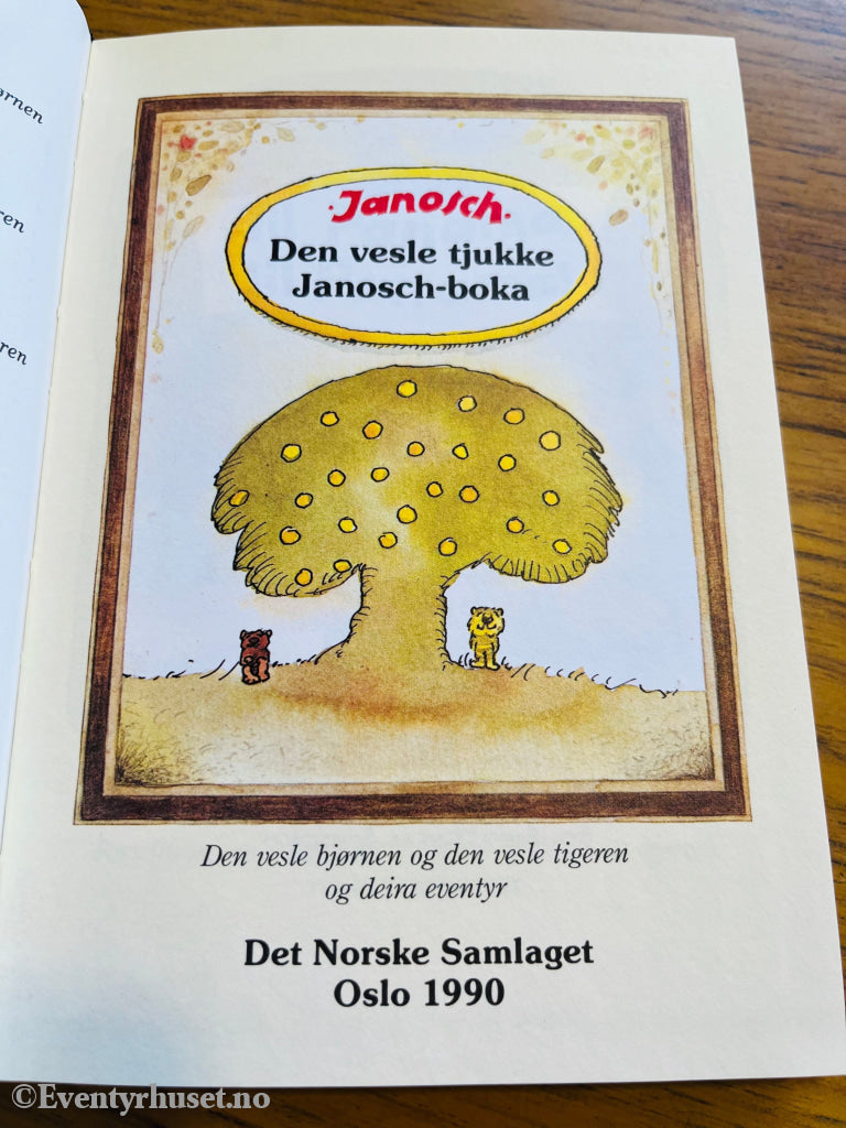 Janosch. Den vesle tjukke Janosch-boka. Bok.