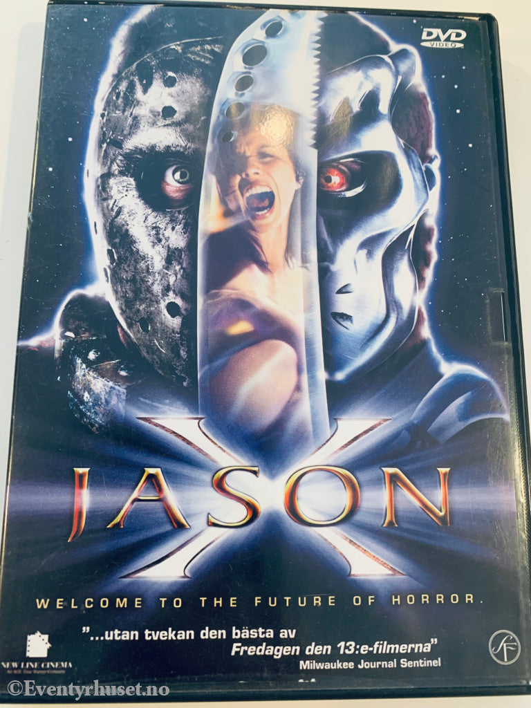 Jason X. 2002. Dvd. Med Norsk Tekst. Dvd