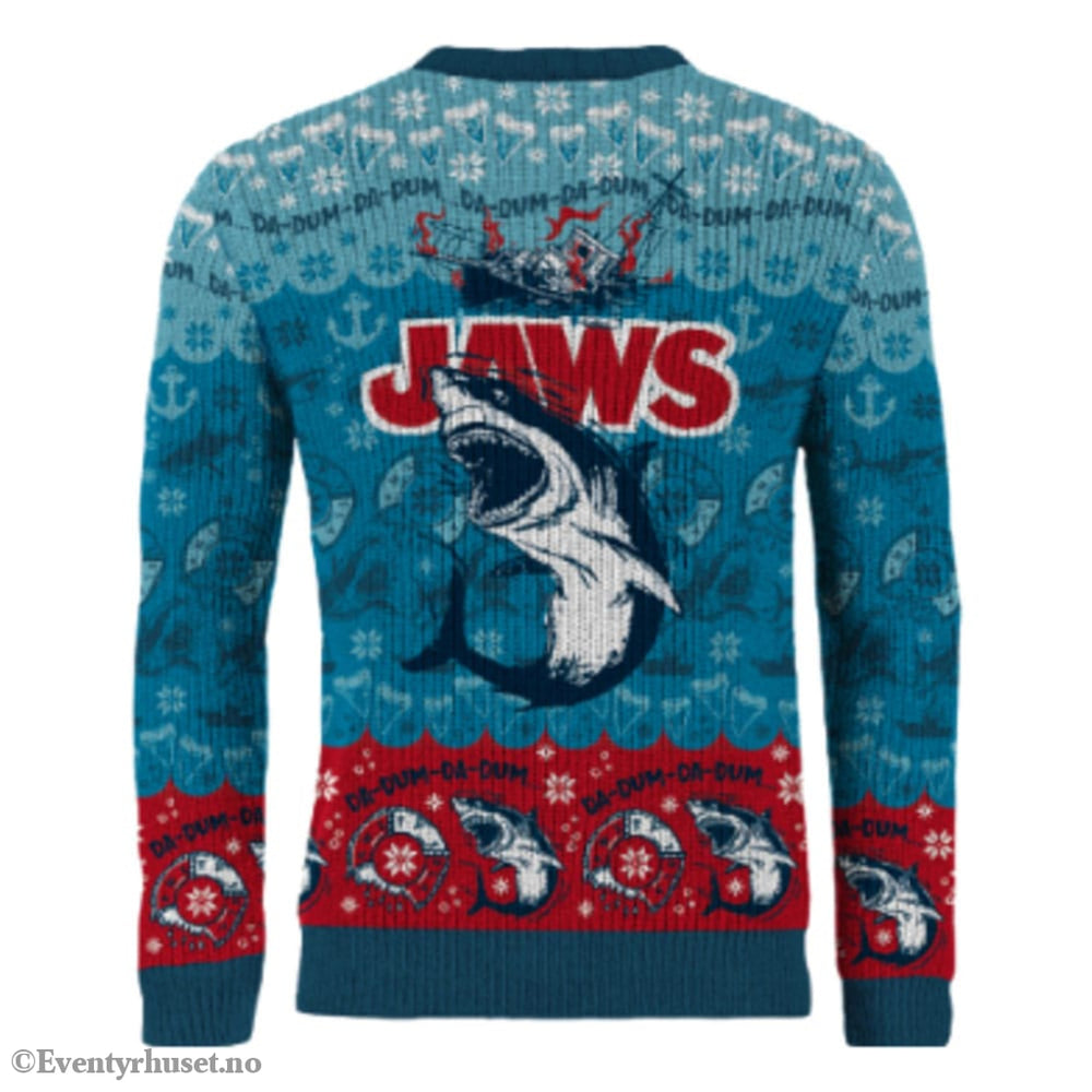 Jaws Christmas Sweater Jaws Size M Fashion & Accessories