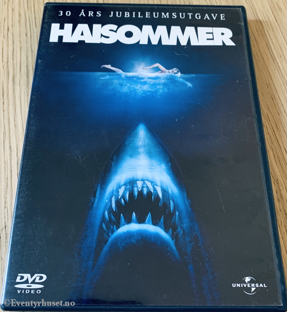 Jaws (Haisommer). 1975. 30 Års Jubileumsutgave. Dvd. Dvd