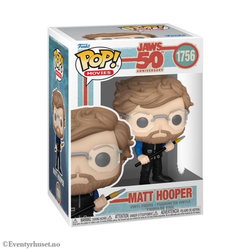 Jaws POP! Rocks Vinyl Figure Matt Hooper 9 cm Collectibles