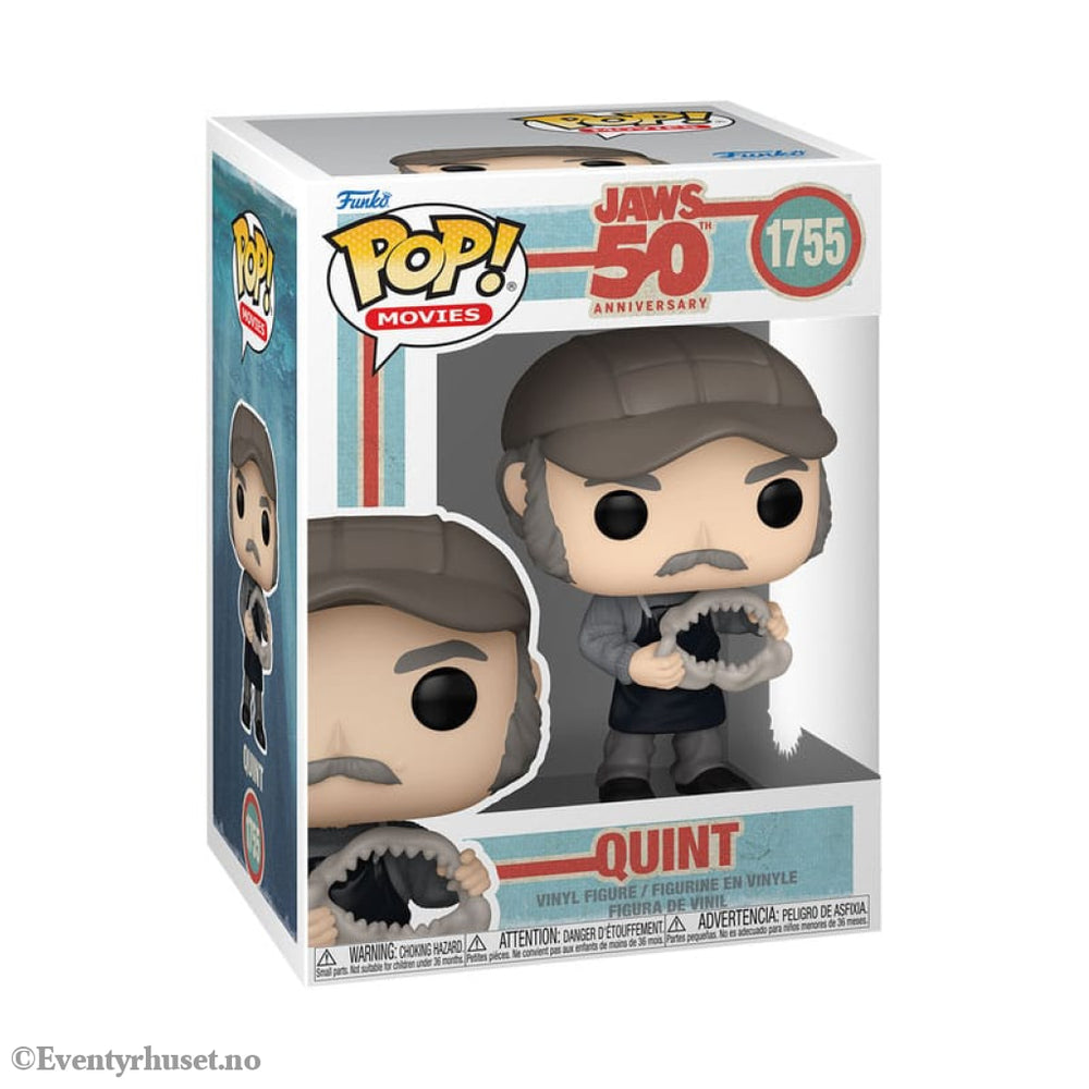 Jaws POP! Rocks Vinyl Figure Quint 9 cm Collectibles