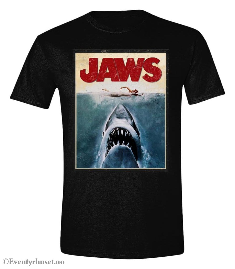 Jaws T-Shirt Poster Size L Fashion & Accessories