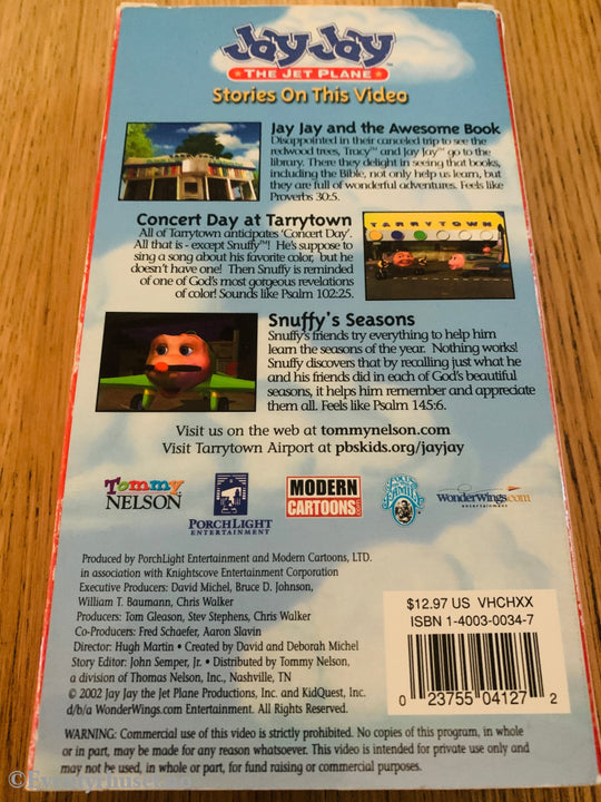 Jay Jay the Jet Plane: Discovering Together 1998 VHS.