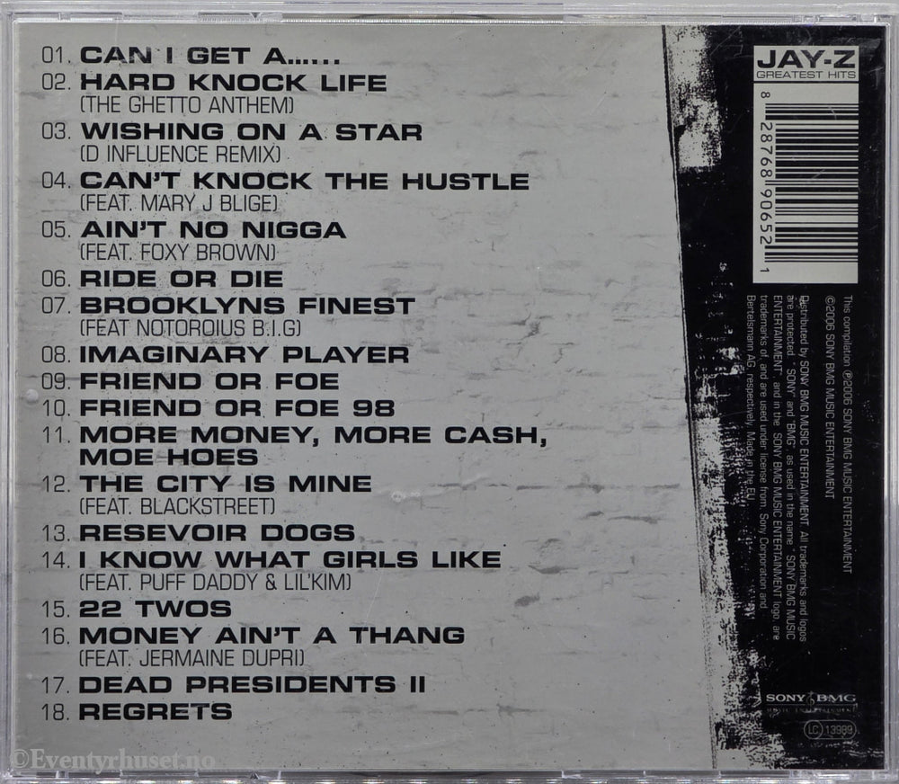 Jay-Z. 2004. Greatest Hits. CD.
