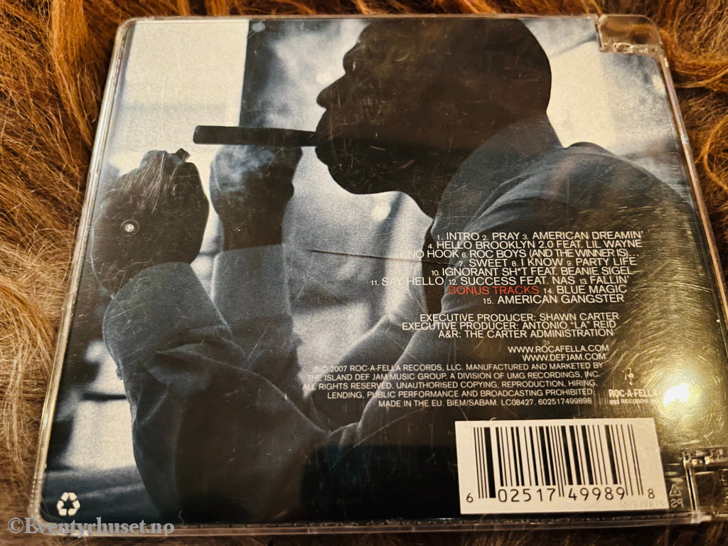 Jay-Z. American Gangster. 2007. CD.