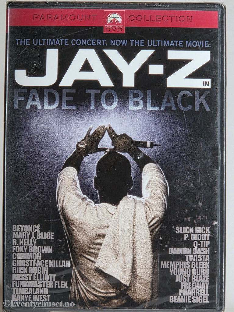 Jay-Z: Fade to Black (2004). DVD. Ny i plast!