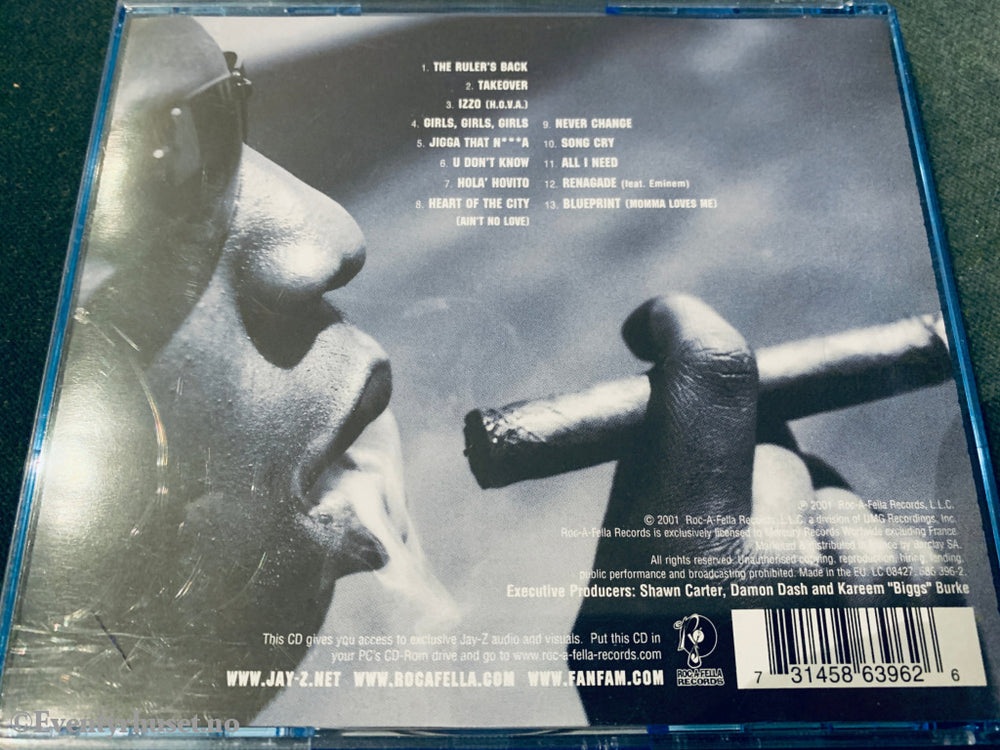 Jay-Z. The Blueprint. 2001. CD.