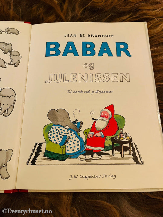 Jean De Brunhoff. 1951/86. Babar Og Julenissen. Fortelling