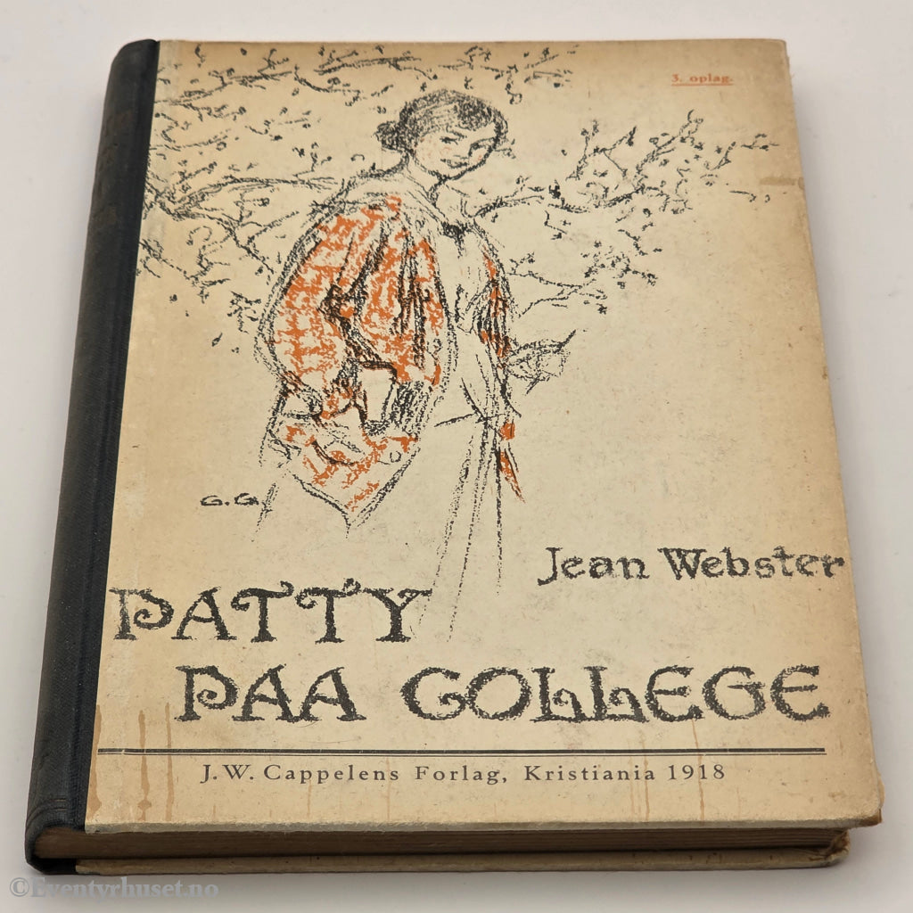 Jean Webster. 1918. Patty paa college. Bok.