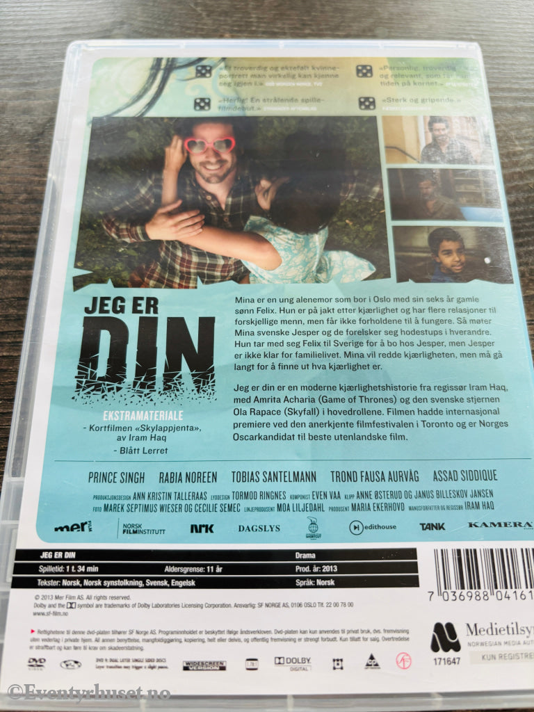 Jeg er din. DVD.