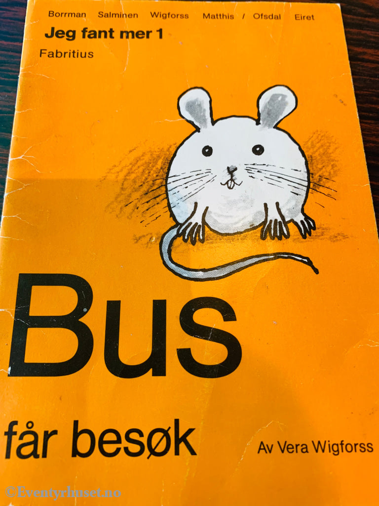 Jeg Fant Mer 1: Bus Får Besøk. 1977. Hefte. Slitt. Hefte