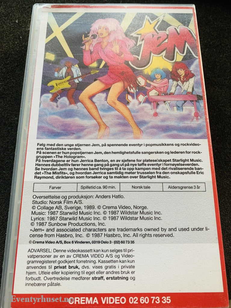 Jem. 1987. Vhs. Vhs