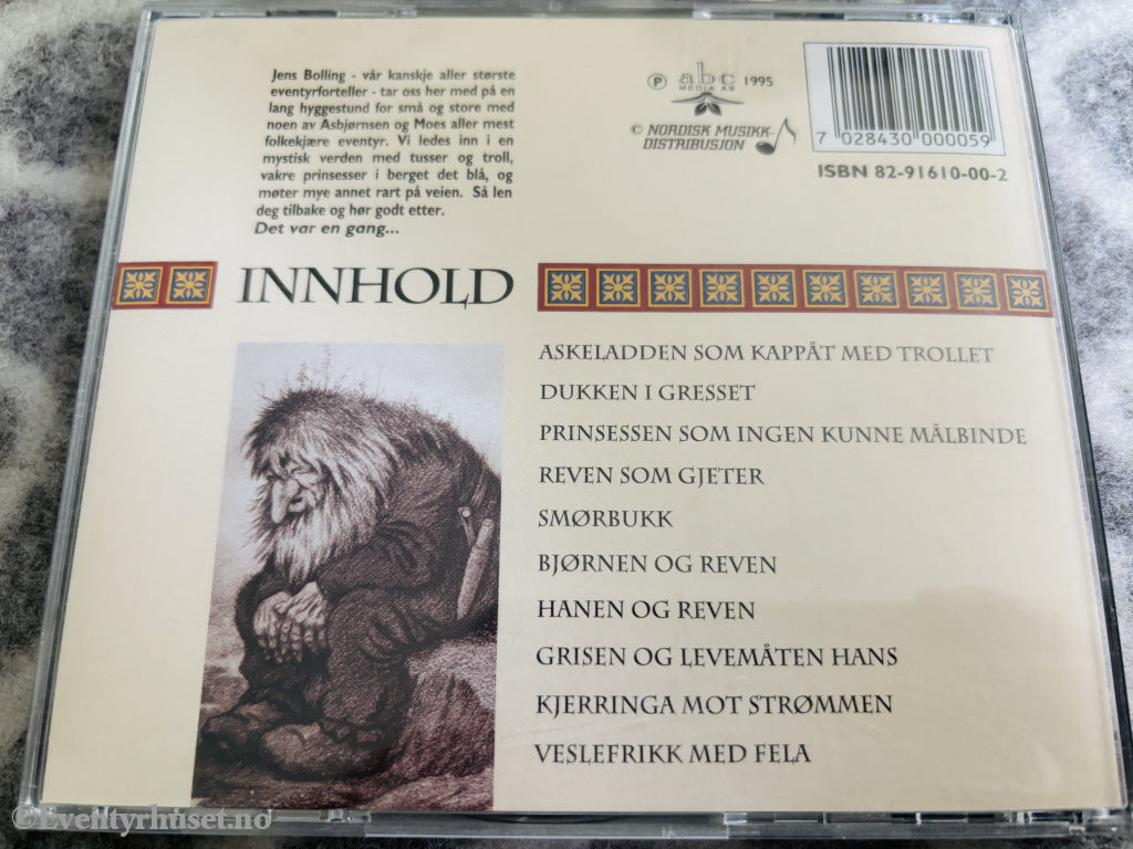 Jens Bolling – Det var en gang … Norske folkeeventyr. Lydbok på CD.