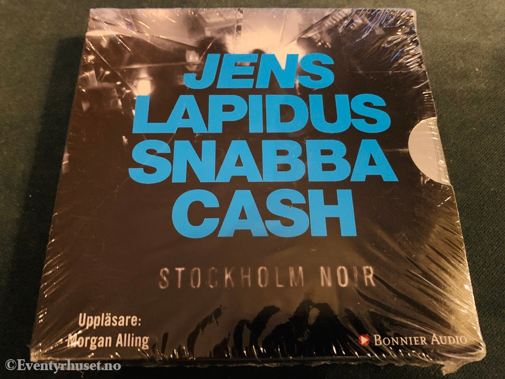 Jens Lapidus - Snabba Cash. Lydbok På Cd. Ny I Plast!