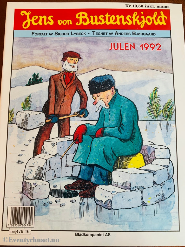 Jens Von Bustenskjold. Julen 1992. Julehefter