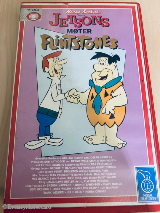 Jetsons Møter Flintstones. 1987. Vhs Big Box.