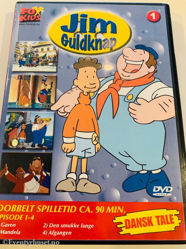 Jim Gullknapp 1. 2004. Dvd. Med Norsk Tale. Dvd