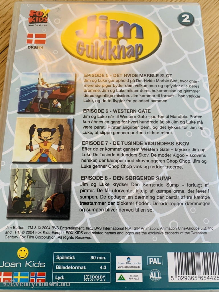 Jim Gullknapp 2. 2004. Dvd. Med Norsk Tale. Dvd