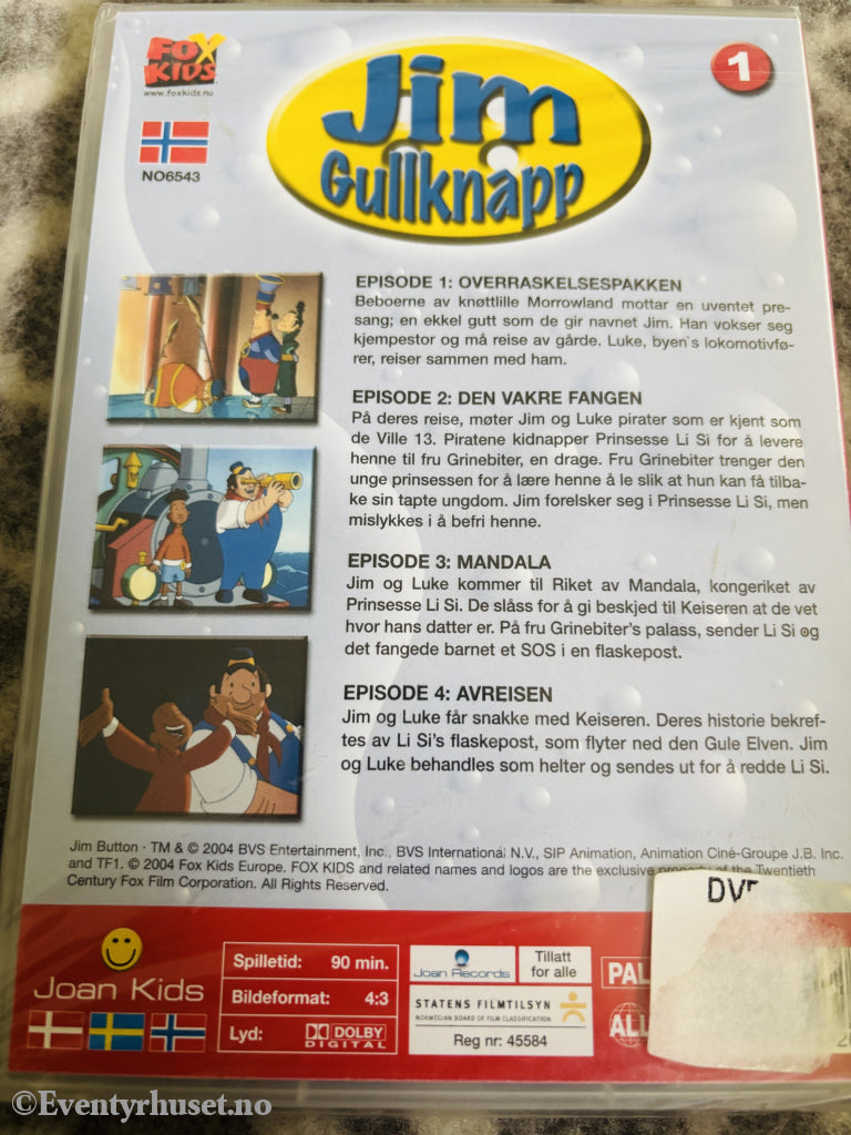 Jim Gullknapp. Vol. 1. DVD. Ny i plast!