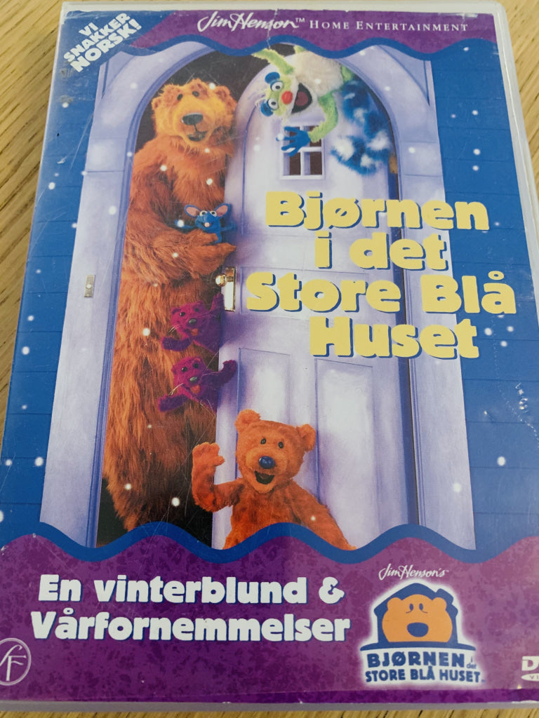 Jim Hensons Bjørnen I Det Store Blå Huset. 1999. En Vinterblund Og Vårfornemmelser. Dvd. Dvd