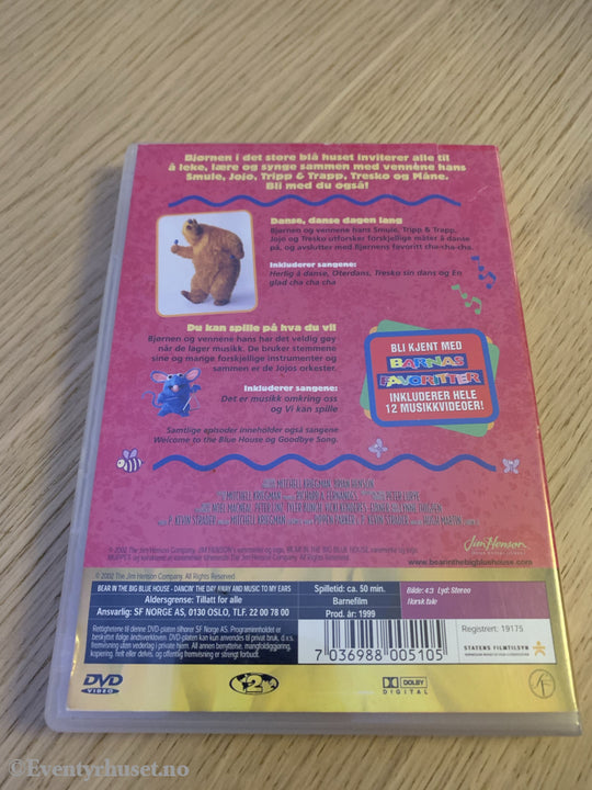 Jim Hensons Bjørnen I Det Store Blå Huset. 1999. La Swinge La Rocknroll. Dvd. Dvd