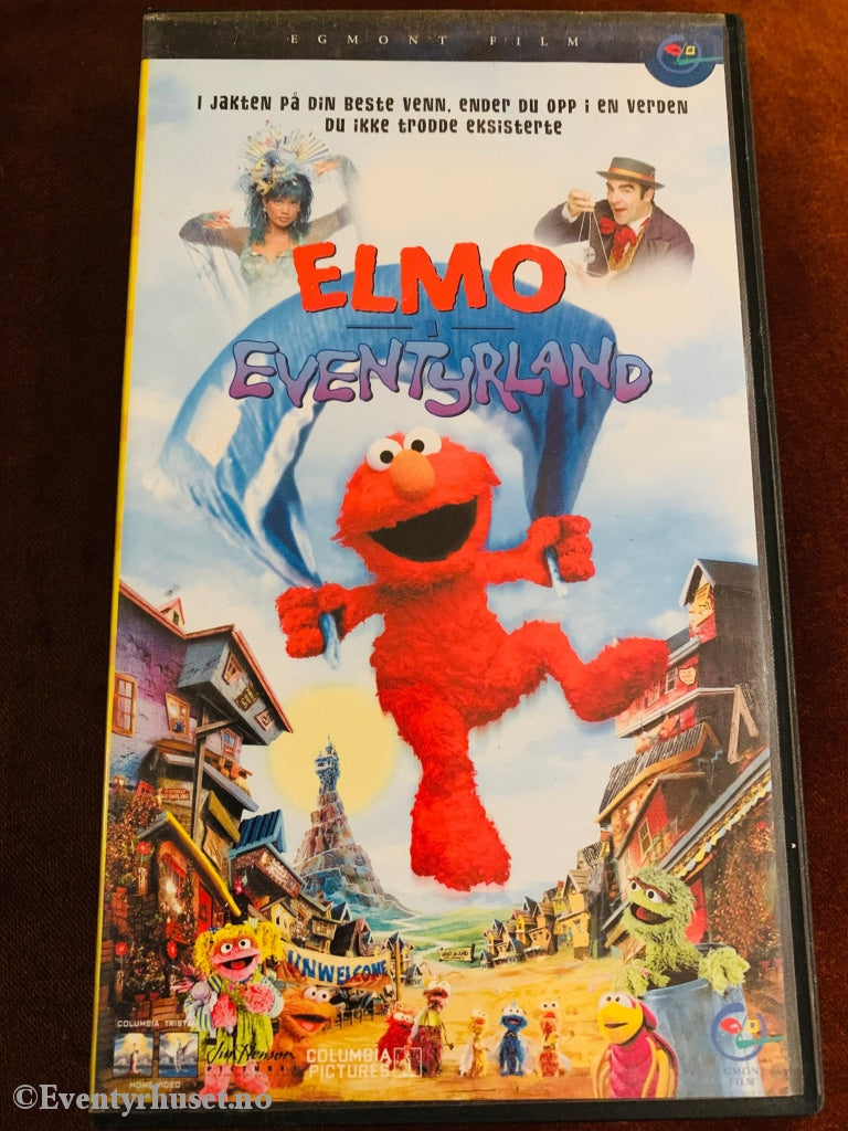 Jim Hensons Elmo I Eventyrland. 1999. Vhs. Vhs