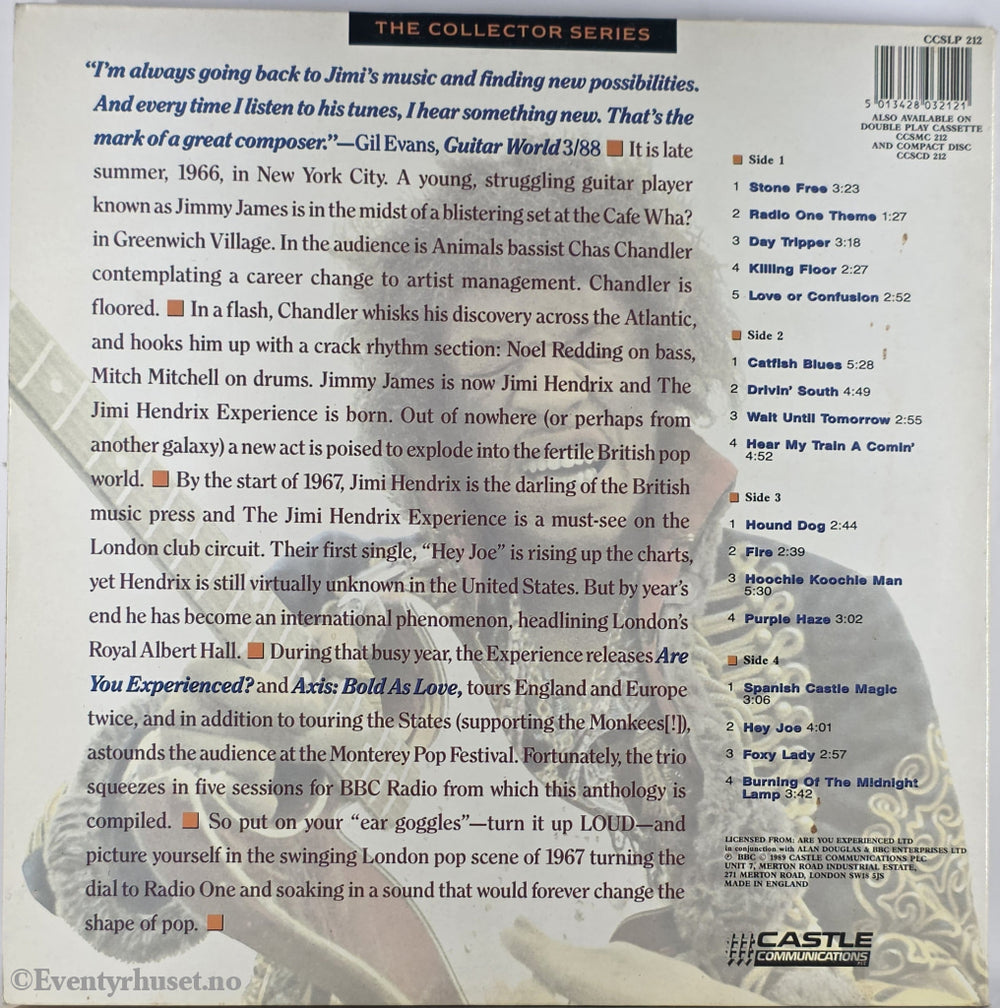 Jimi Hendrix Experience. Årstall Ukjent. Radio One. LP.