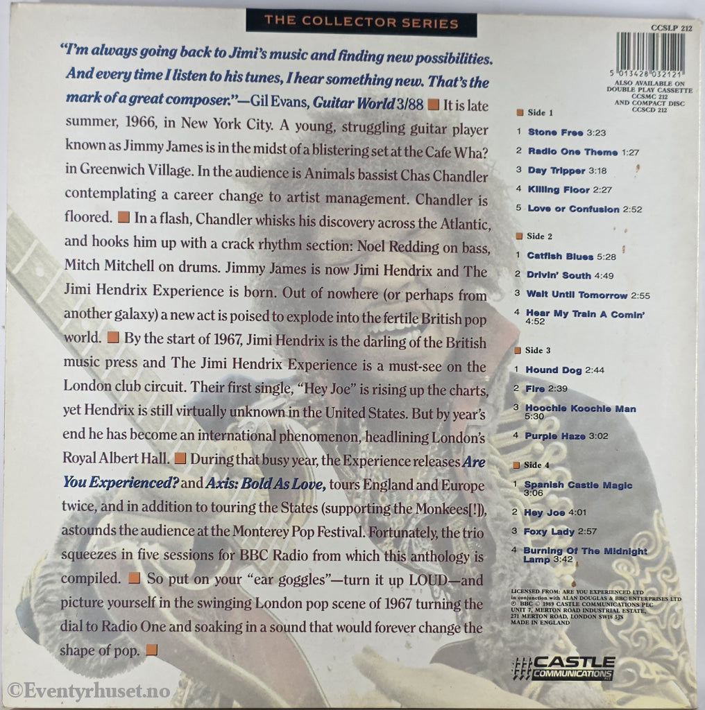 Jimi Hendrix Experience. Årstall Ukjent. Radio One. LP.