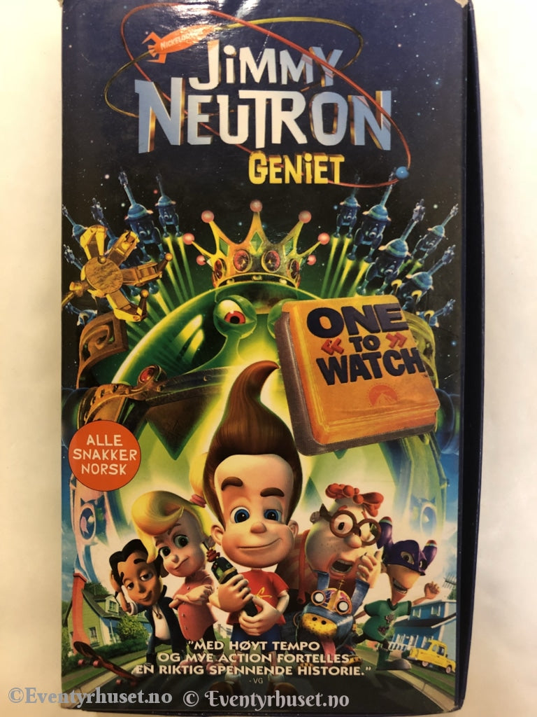 Jimmy Neutron. Geniet. 2001. Vhs. Vhs