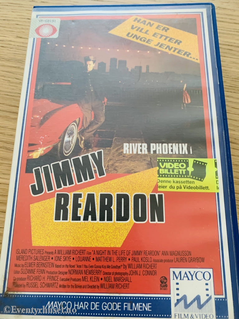 Jimmy Reardon. 1988. Vhs Big Box.