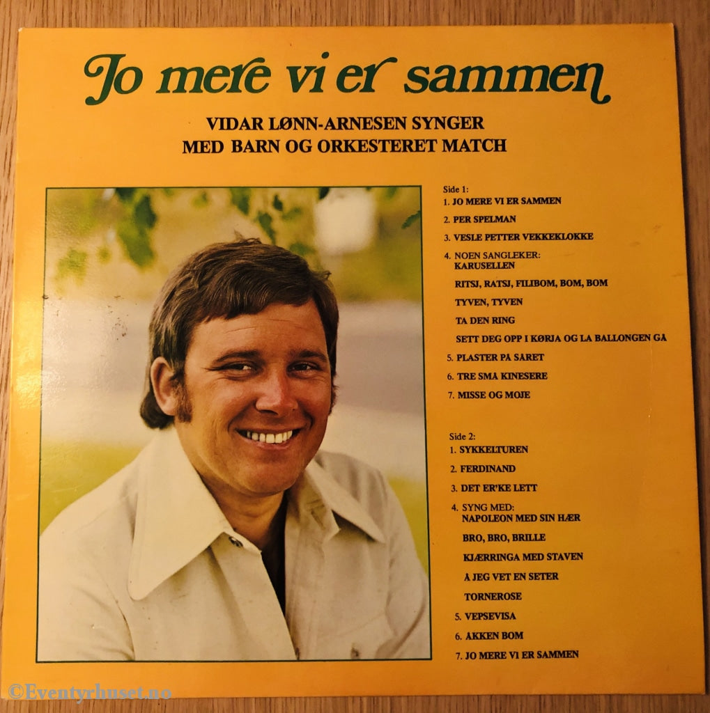 Jo Mere Vi Er Sammen. Vol. 1. 1975. Lp. Lp Plate