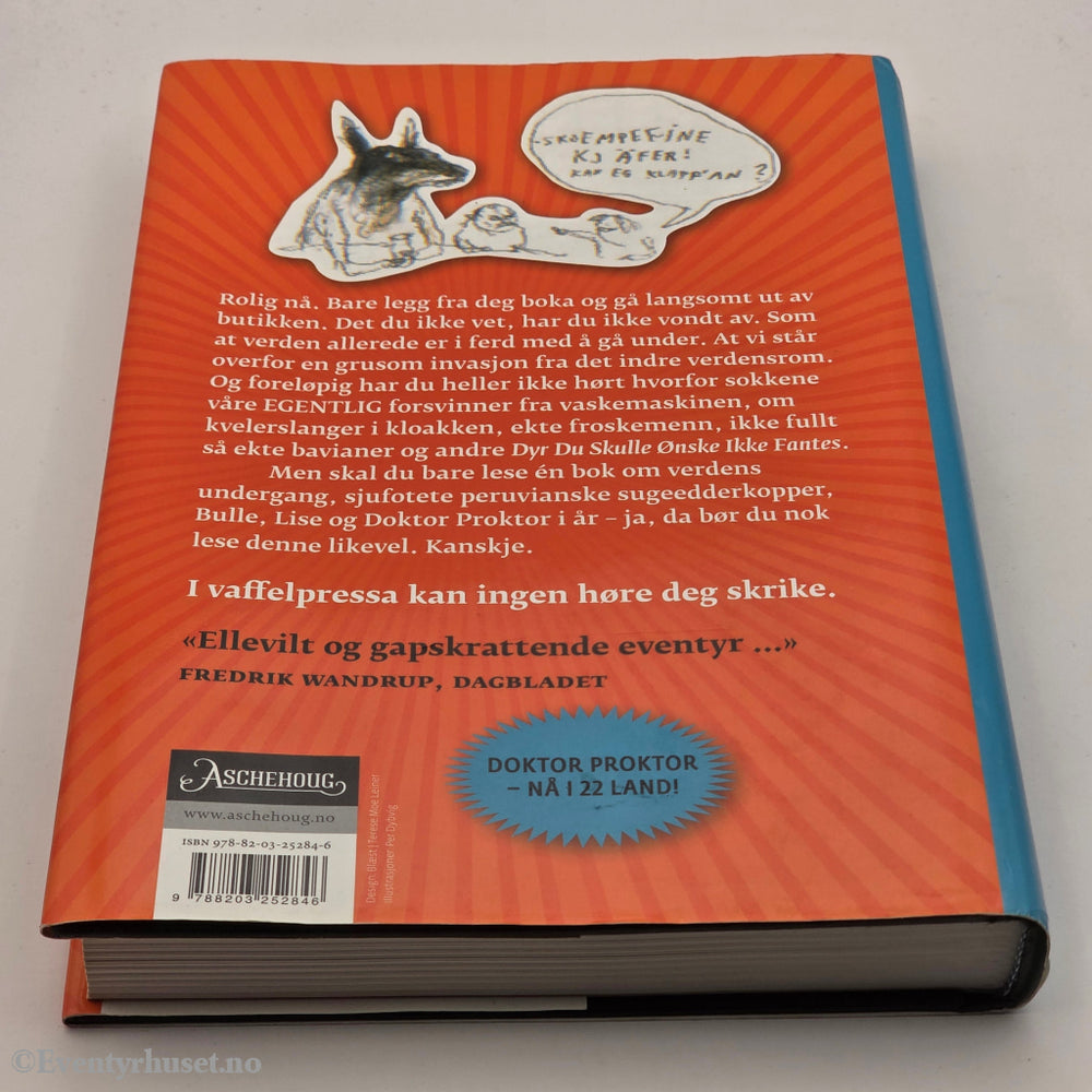 Jo Nesbø. 2010. Doktor Proktor og verdens undergang. Kanskje. Bok.