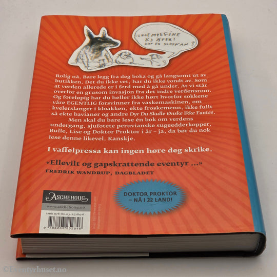 Jo Nesbø. 2010. Doktor Proktor og verdens undergang. Kanskje. Bok.