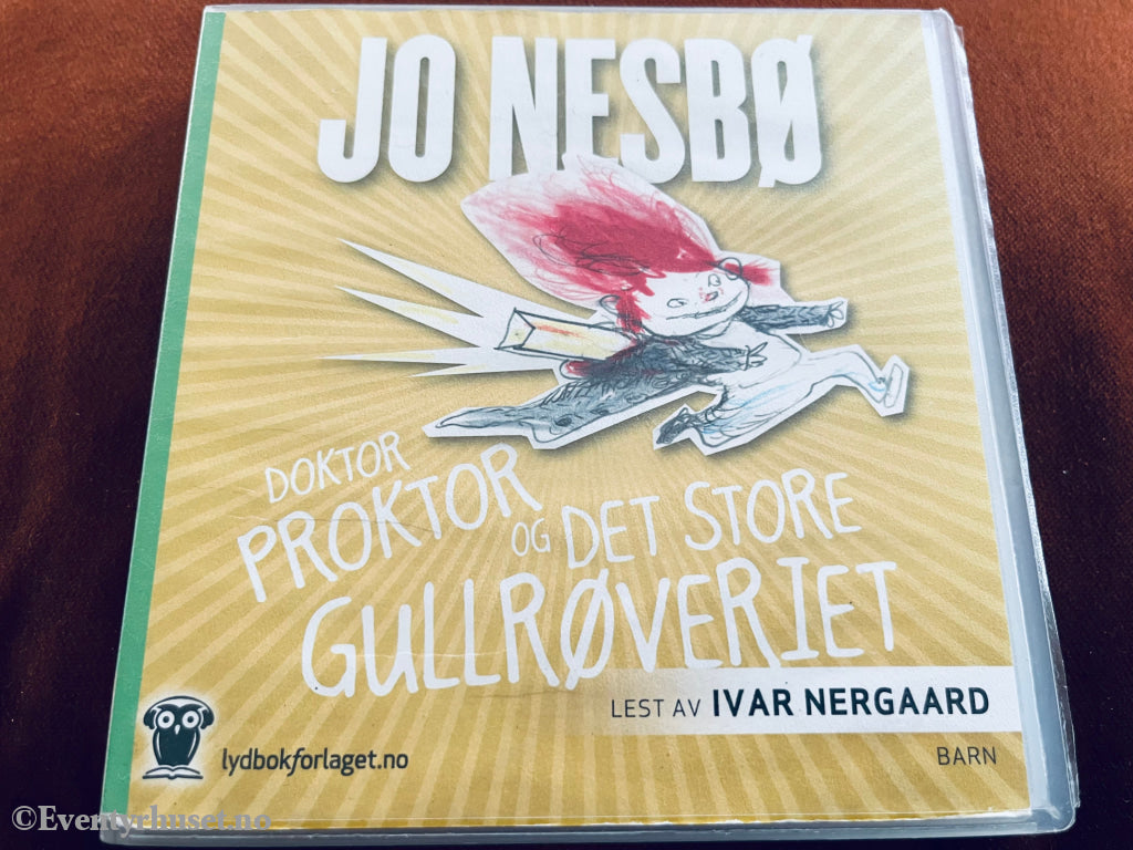 Jo Nesbø. Doktor Proktor Og Det Store Gullrøveriet. Lydbok På 3 Cd.