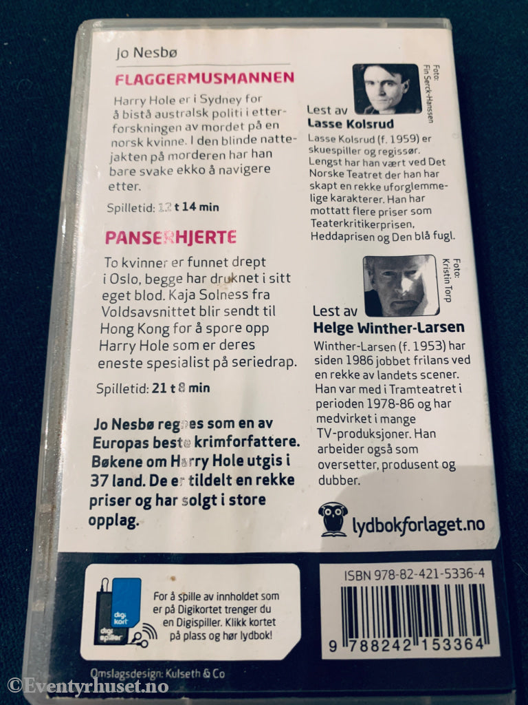 Jo Nesbø. Flaggermusmannen / Panserhjerte. Lydbok På Digikort.