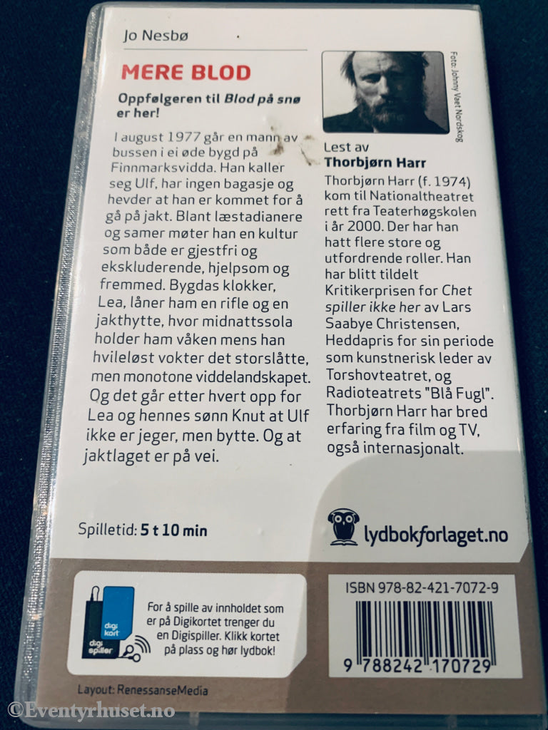 Jo Nesbø. Mere Blod. Digikort. Lydbok