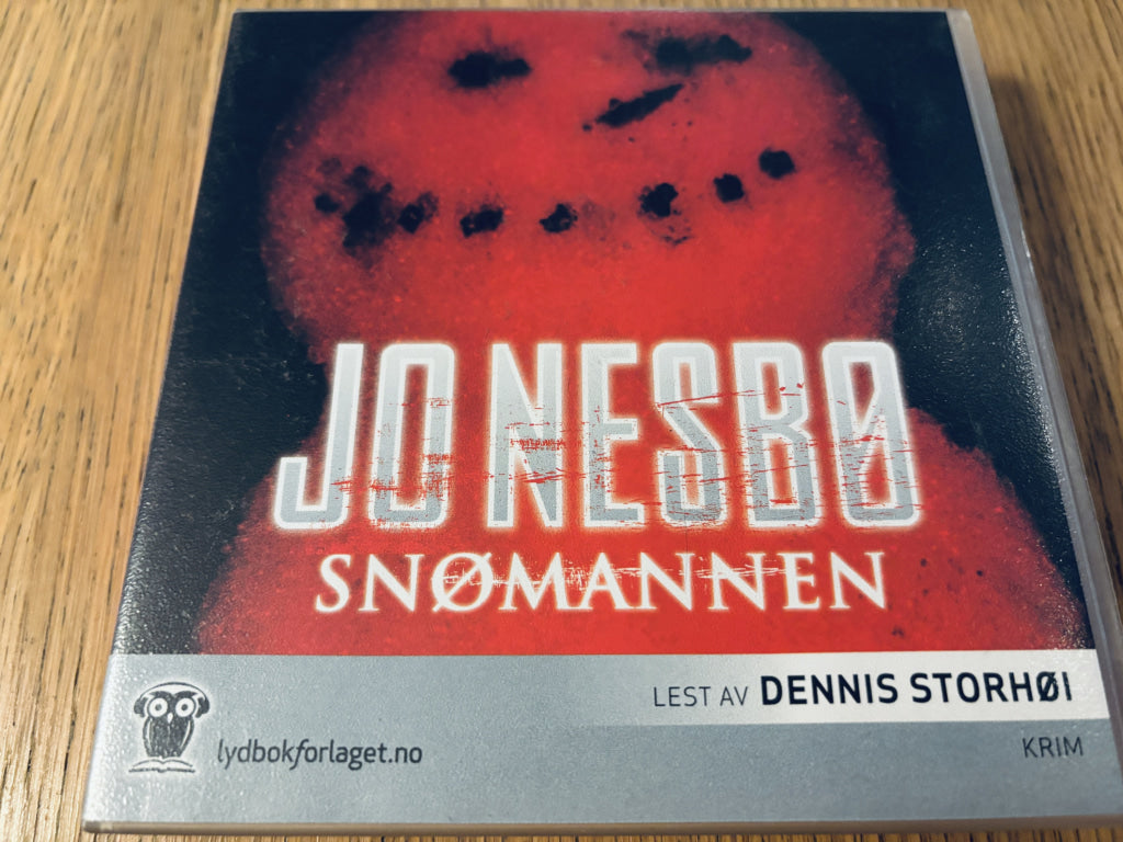 Jo Nesbø – Snømannen. Lydbok på CD.
