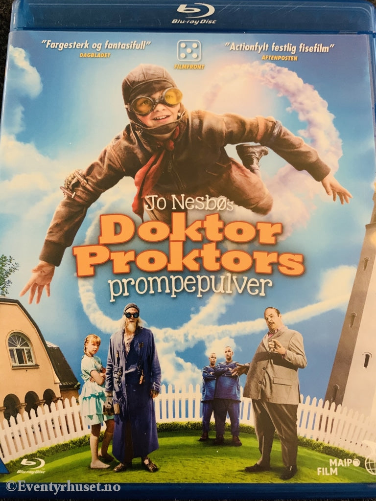 Jo Nesbøs Doktor Proktors Prompepulver. 2014. Blu-Ray. Blu-Ray Disc