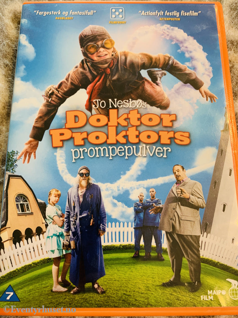 Jo Nesbøs Doktor Proktors Prompepulver. Dvd. Dvd