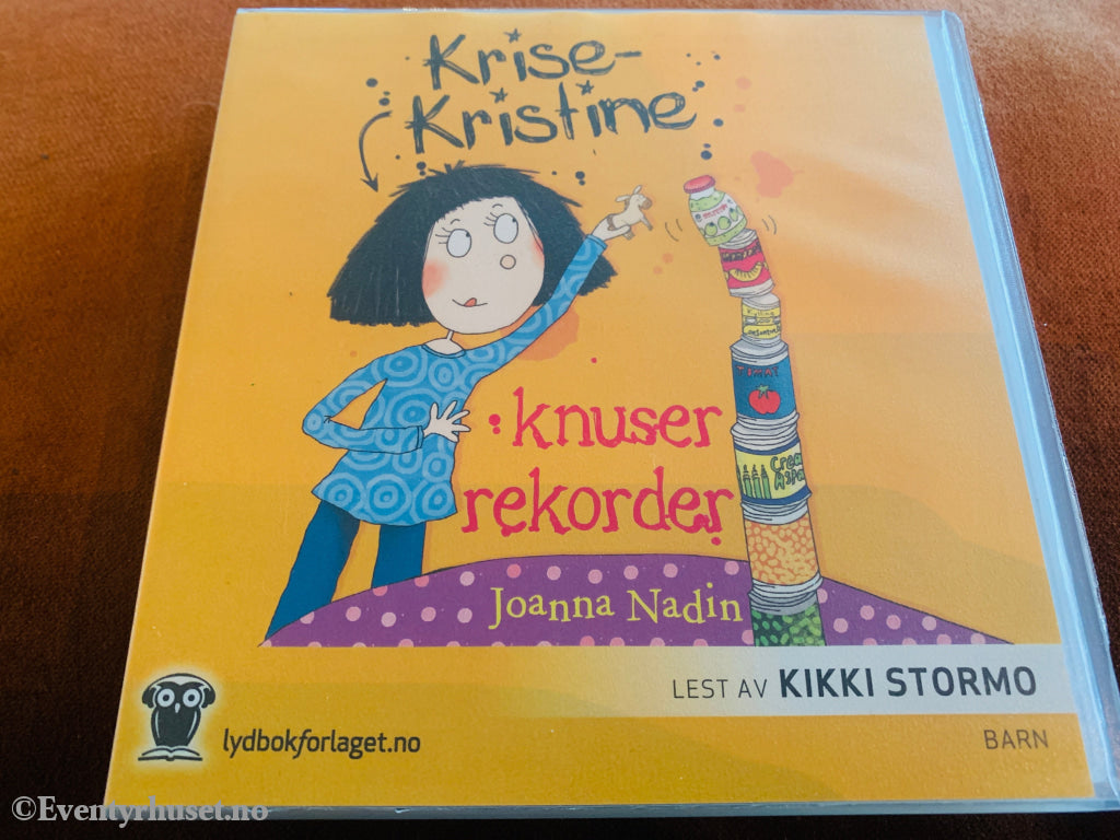 Joanna Nadin. Krise-Kristine knuser rekorder. 2011. Lydbok på CD.