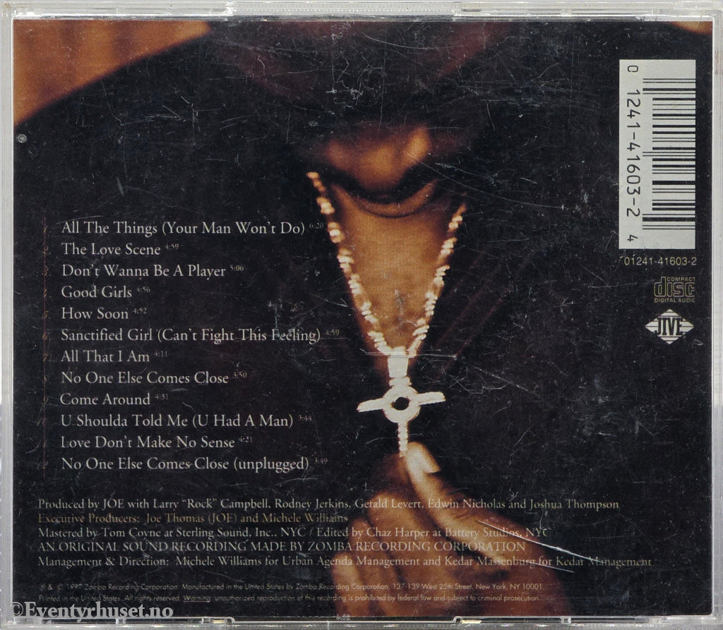 Joe. All That I Am. 1997. Musikk-CD.