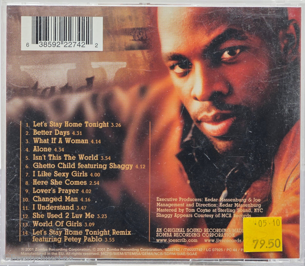 Joe. Better Days. 2001 . Musikk-CD.