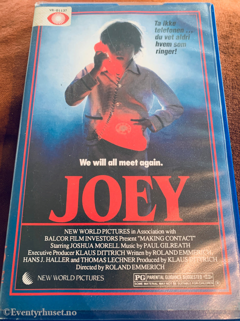 Joey. 1988. VHS Big Box. VHS Big Box